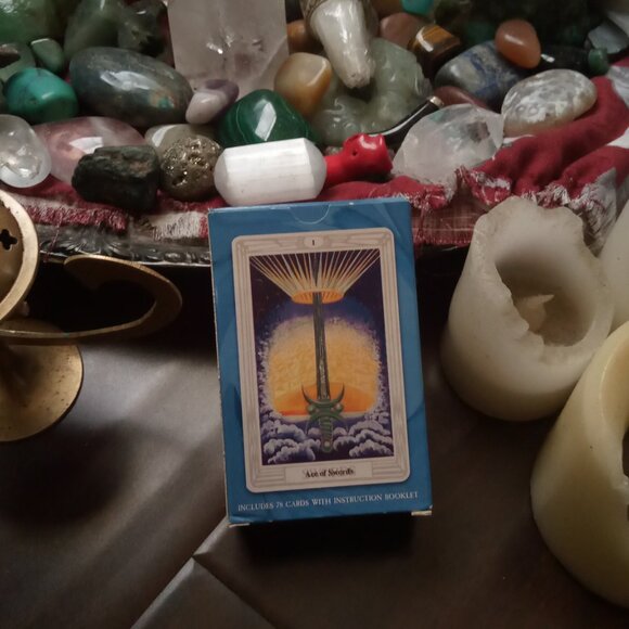 Swiss Pocket Toth Tarot by US Games used only once - Picture 2 of 4